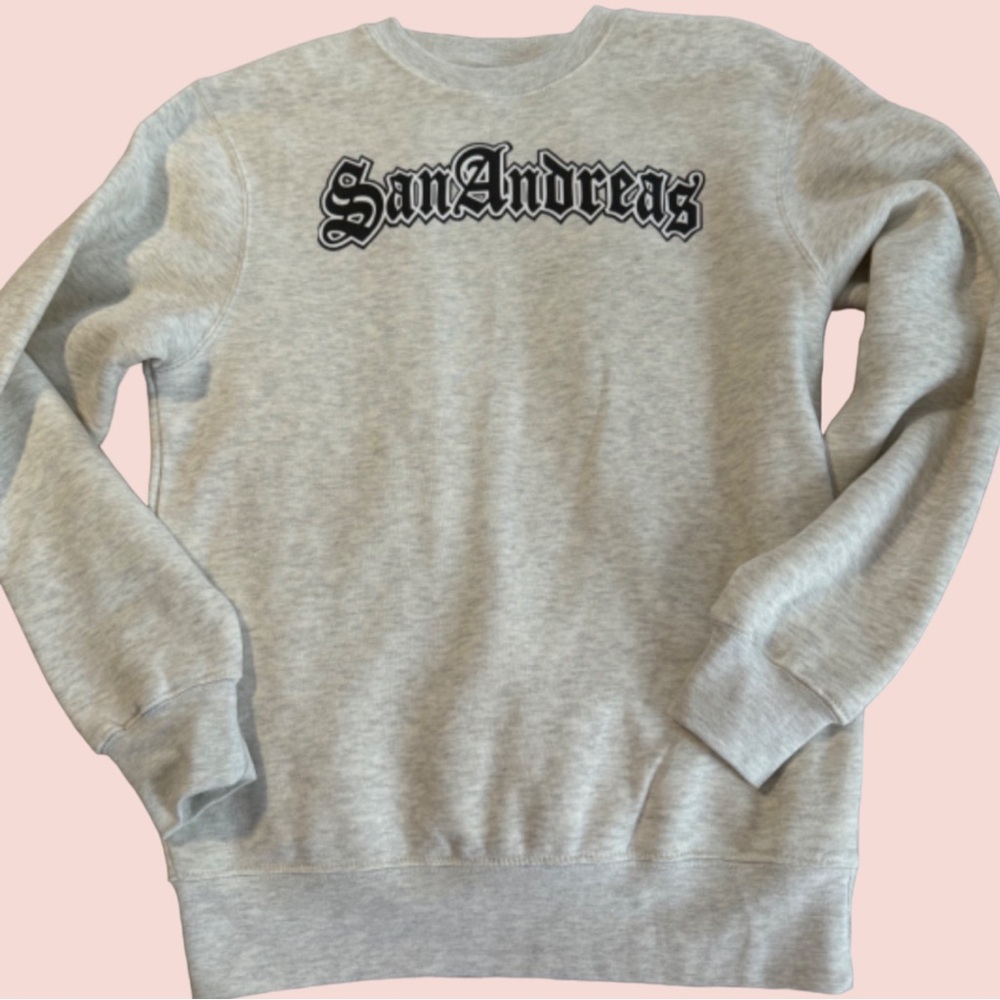 GRAND THEFT AUTO SAN ANDREAS GREY SWEATER / JUMPER